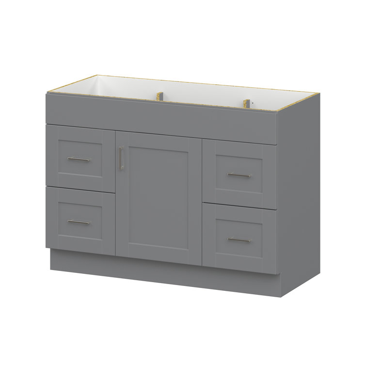 Magickwoods Hudson 48" Single Bathroom Vanity Base Only Wayfair Canada